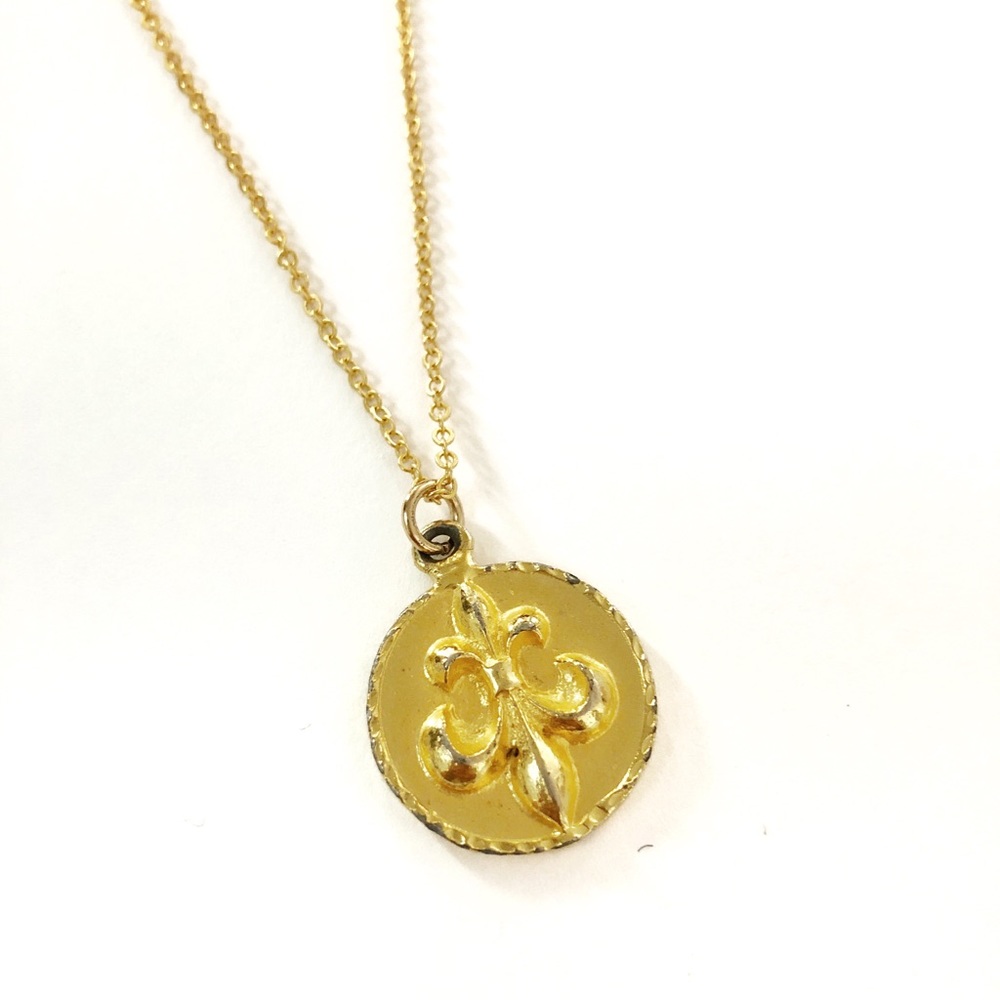 Trendy Handmade Gold Coin Necklace